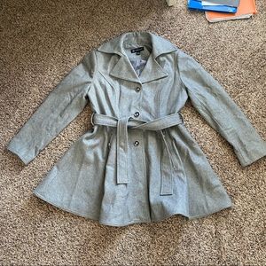 Fit and Flare Grey Jacket INC Size L